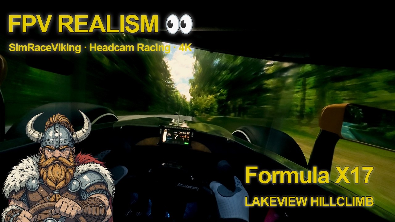 Formula X-17 ⚡ 4K | FPV Realism 16:9 | Hillclimb |  aceRoom