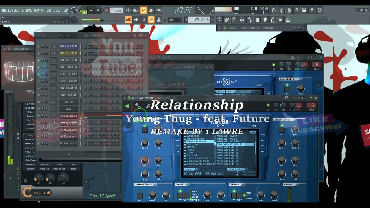 Young Thug   Relationship feat  Future instrumental  fl studio remake by 1 lawre