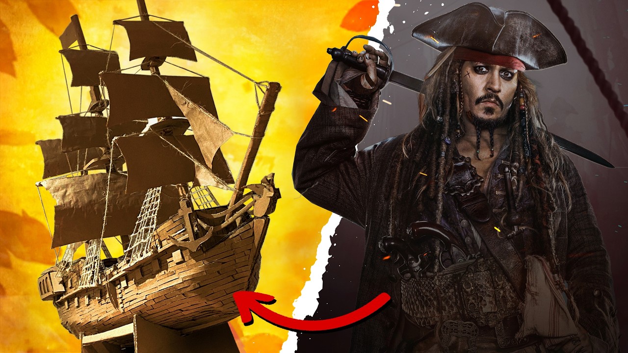 How to build the BLACK PEARL out of Cardboard