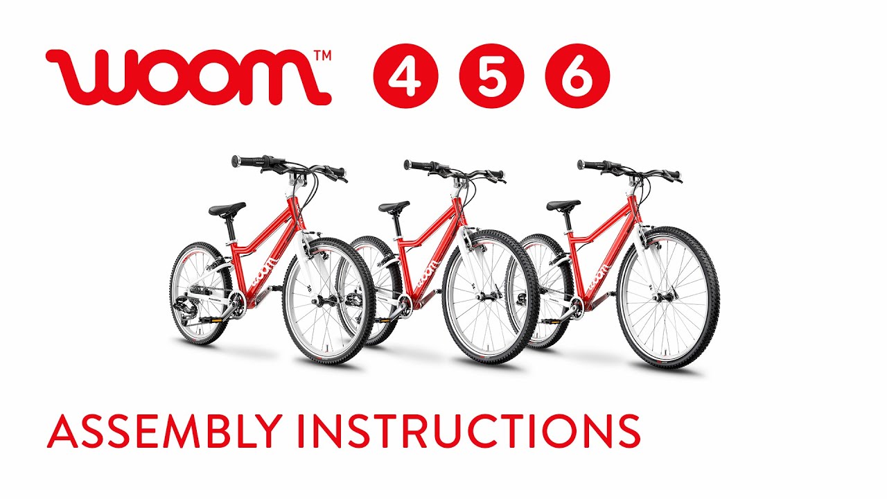 How to assemble 🧰 your woom 4, 5 and 6 | woom bikes
