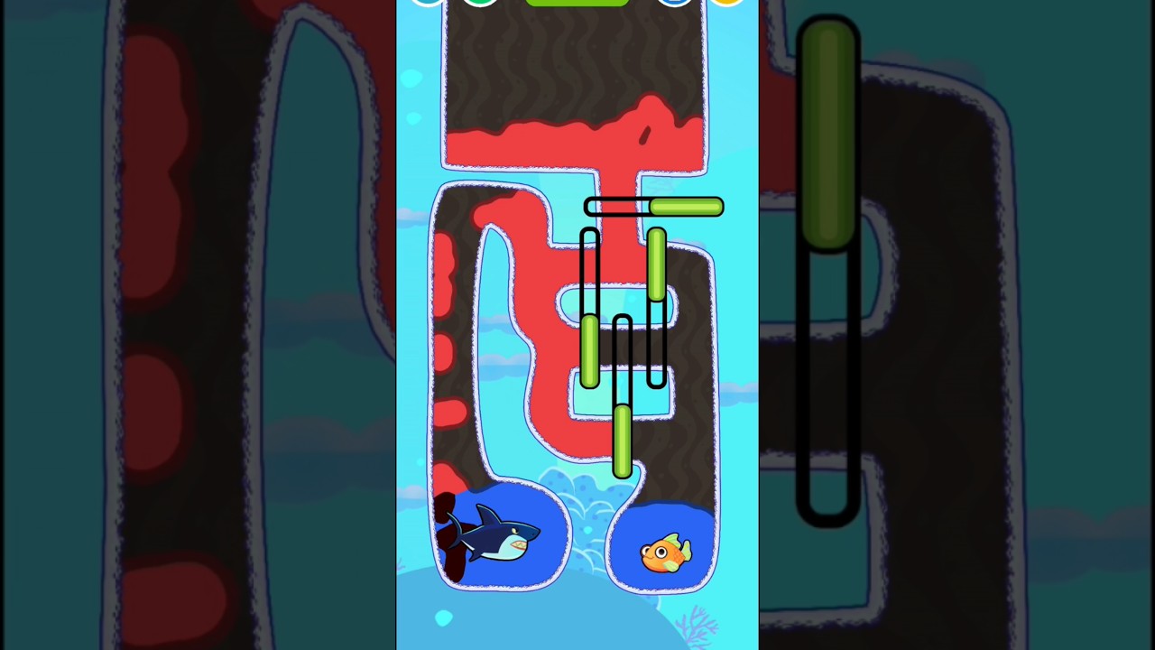 Save the fish 🐟🦈 2 🎮 Random Candy #shorts #fishdom