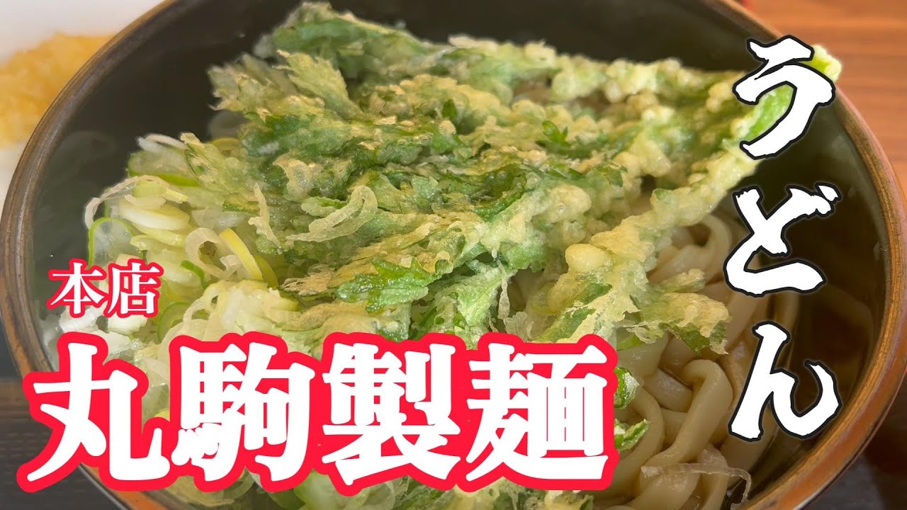 【安中市】旨いうどんと天ぷら　丸駒製麺本店　【50代おっさんの日常編】