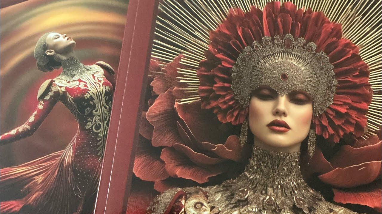 ✨Flip Through -Crimson Veil - @thegingerbreadprints 🌹