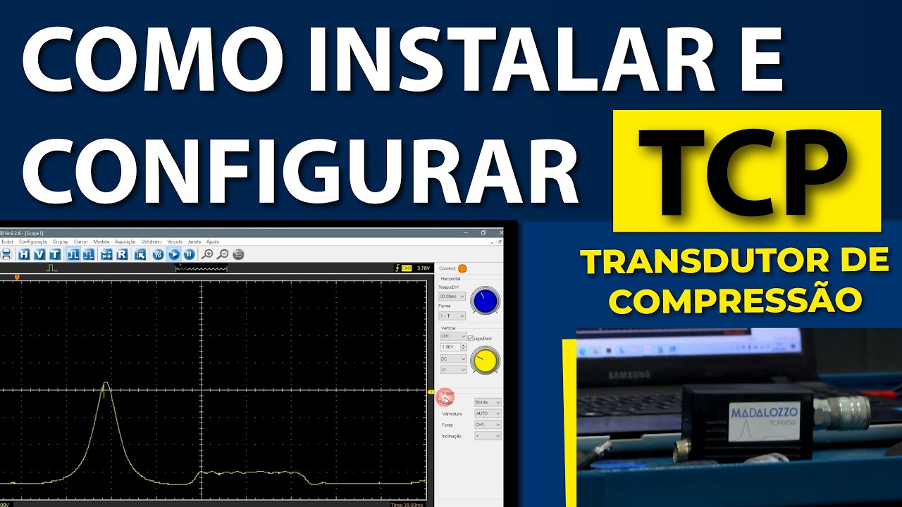 COMO INSTALAR e CONFIGURAR - TRANSDUTOR DE COMPRESSÃO (TCP) - PASSO A PASSO | KEVEN MADALOZZO