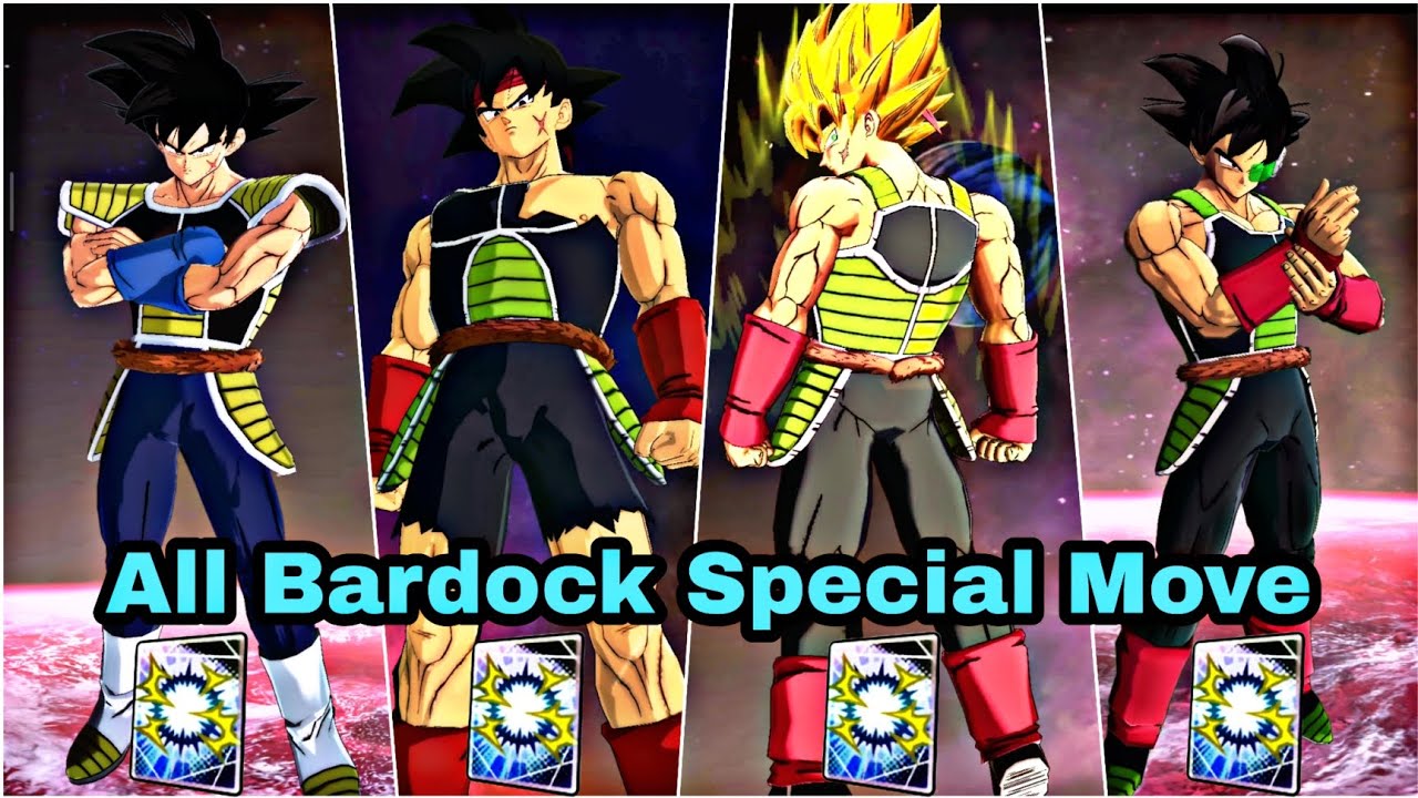 BARDOCK ALL SPECIAL MOVE!!🔥 IN DRAGON BALL LEGENDS