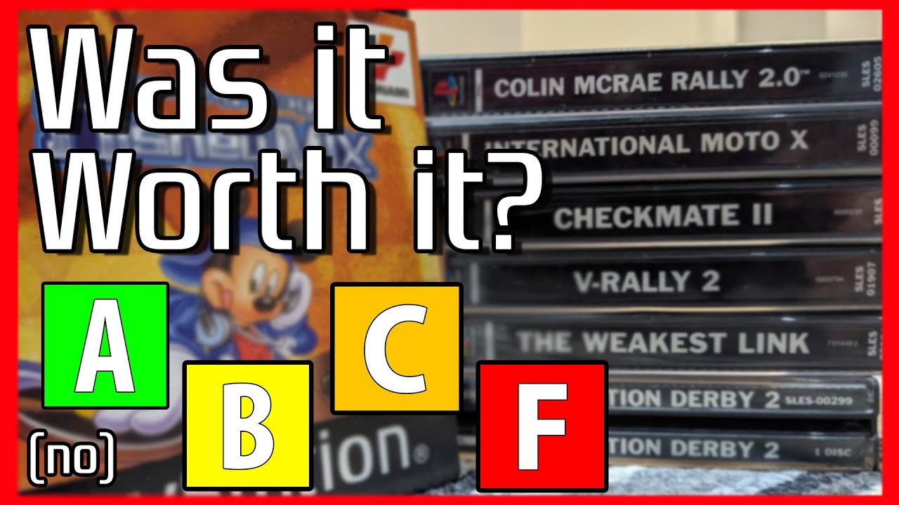 Playing and Grading the latest batch of PS1 MYSTERY GAMES! - Part 1