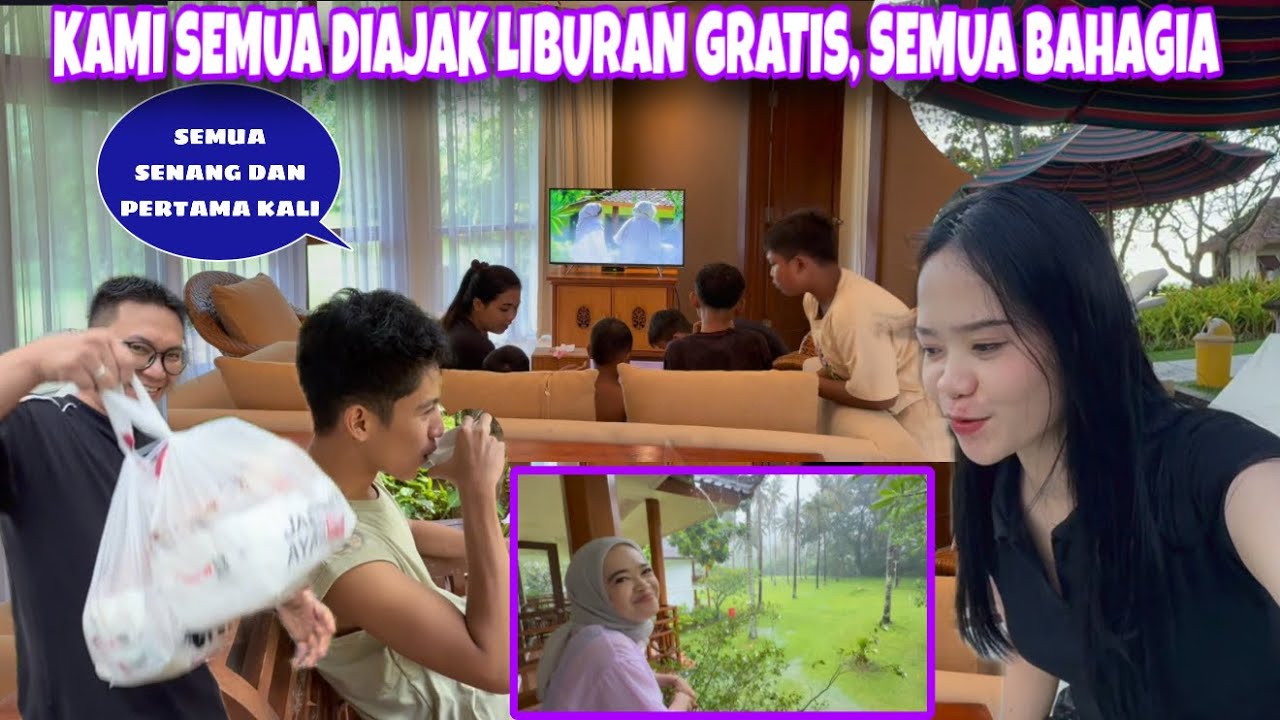 DIAJAK LIBURAN GRATIS RAMAI RAMAI KE SENGGIGI LOMBOK, SAMPAI VILLA SEMUA SENANG DAN SANGAT MEIKMATI