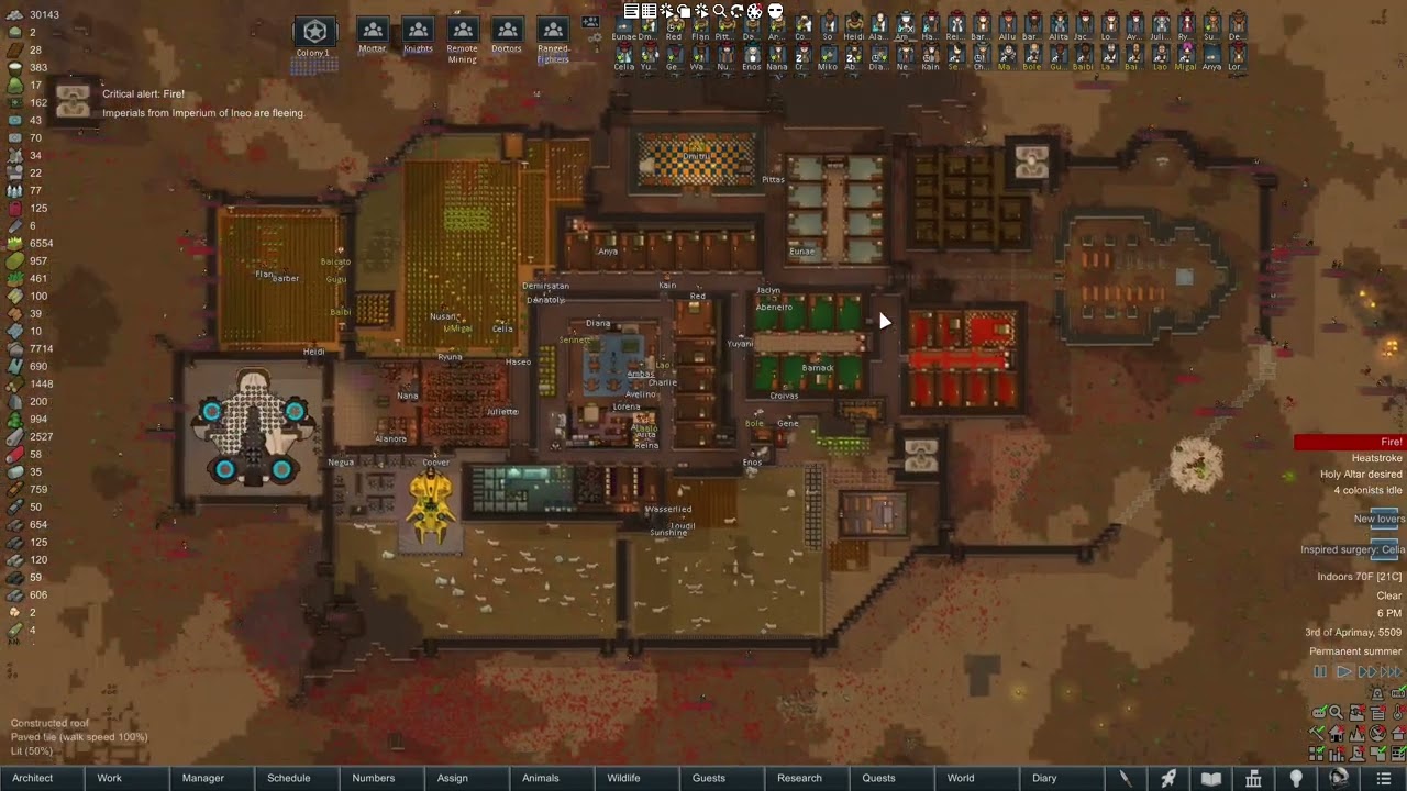 BRUTAL Battle against 86 Pirates with NO KILLBOX - RimWorld Combat