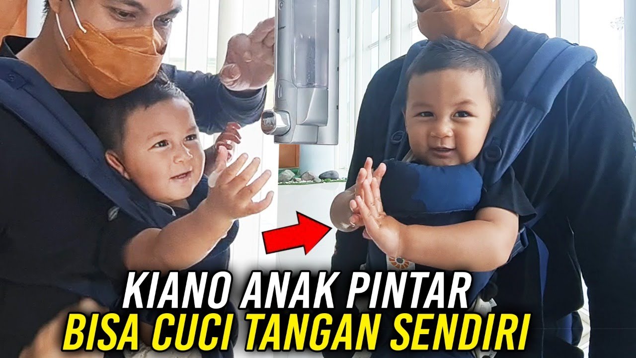 MASYAALLAH KIANO MINTA CUCI TANGAN TRUS DI BANDARA..