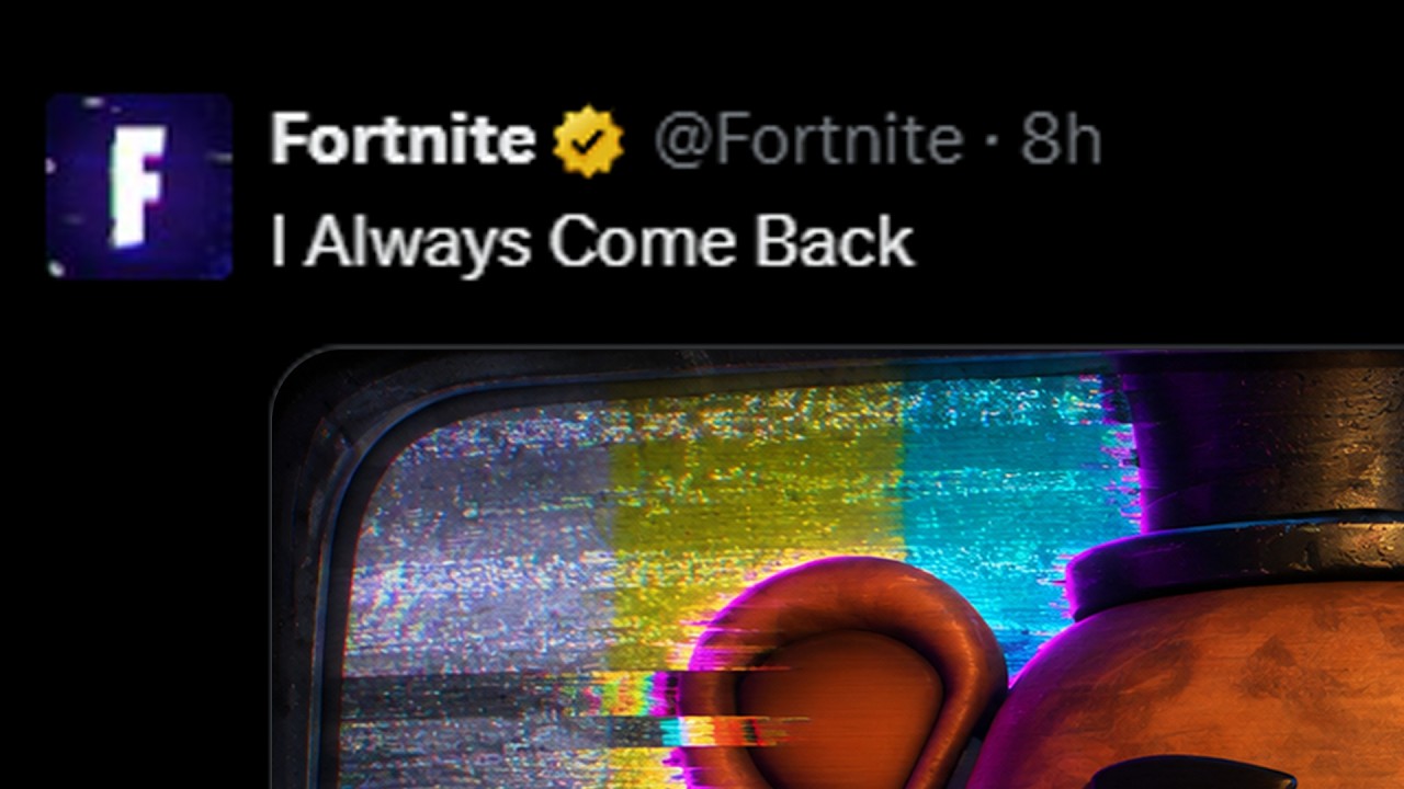 FNAF Official Reveal Teaser - Fortnite