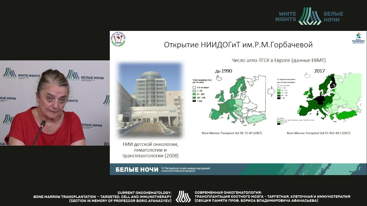 Трансплантация костного мозга — достижения и перспективы метода лечения (Зубаровская Л.С.)