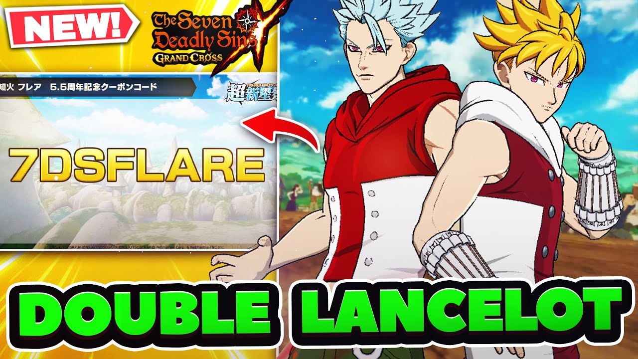 *NEW HOLOLIVE CODE* Double Lancelot Combo is Crazy In 7DS: Grand Cross PVP