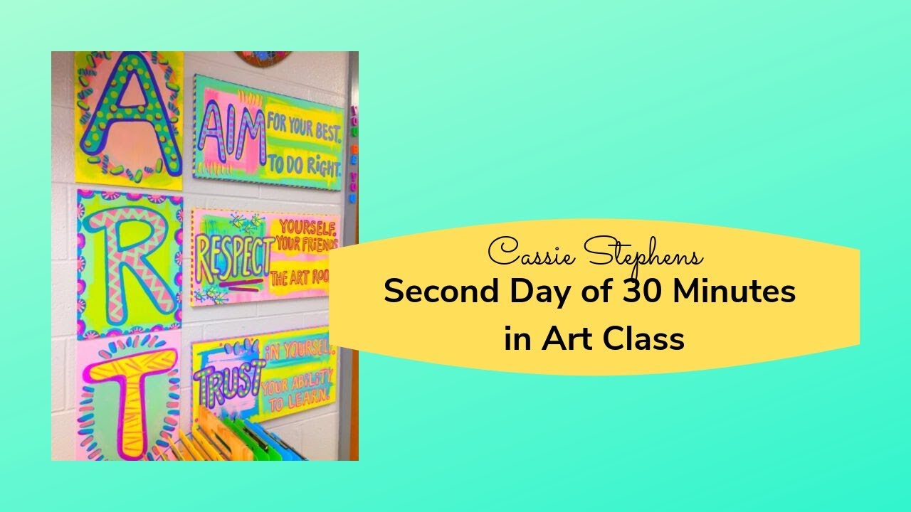 First Day of Art Class Part 2