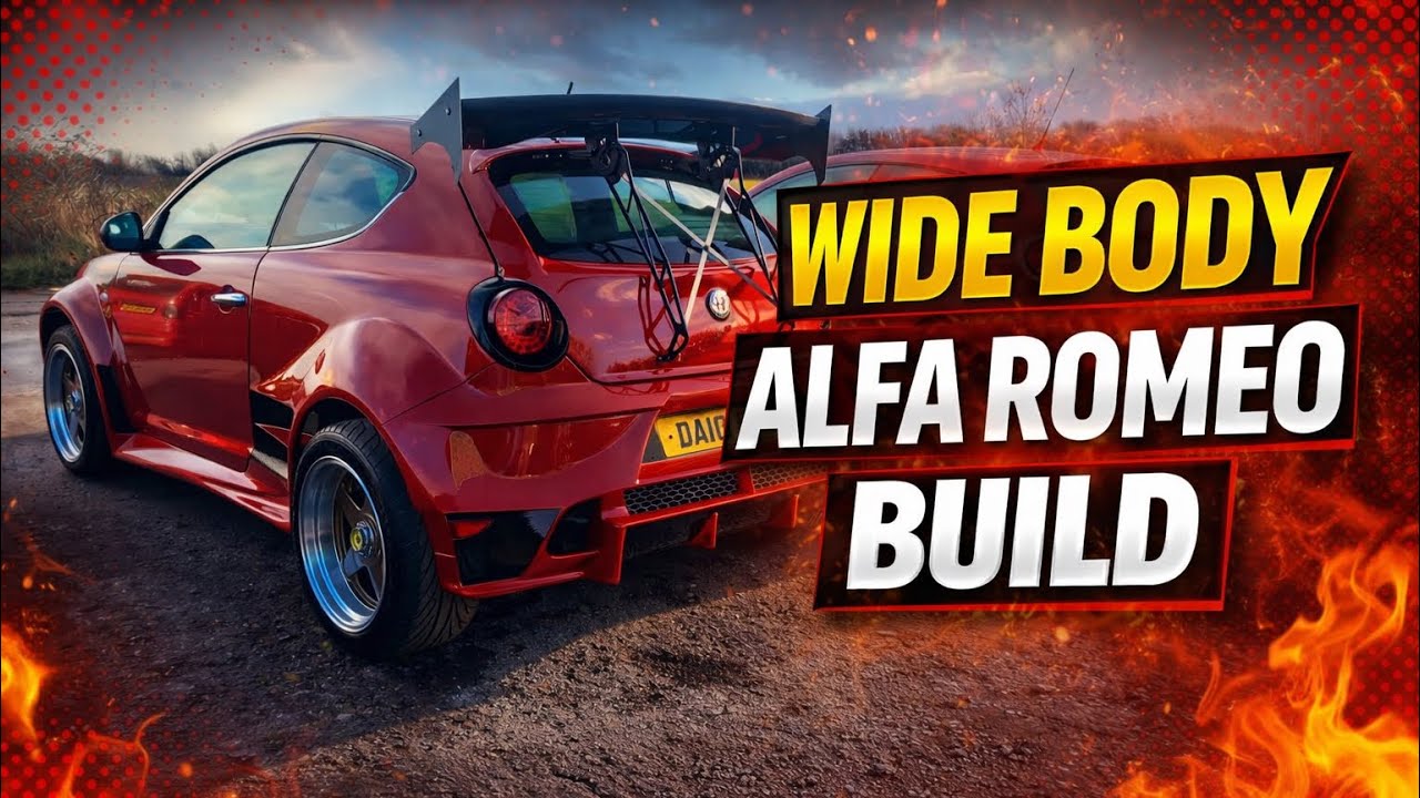 Безумный, сделанный вручную Alfa Romeo MiTo с расширенным кузовом — представлен агрессивный монст...