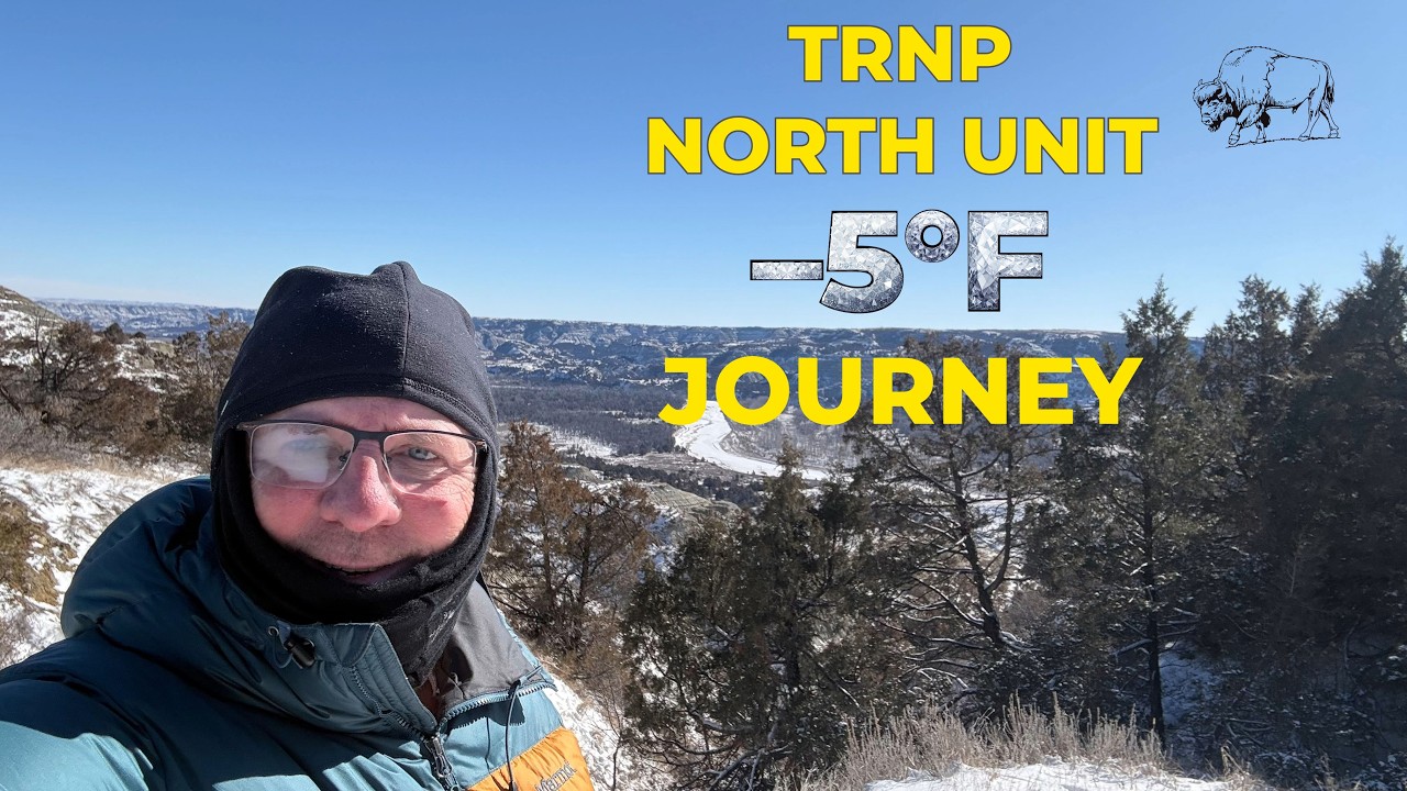 Solo at -5°F : Buffalo & Badlands in Theodore Roosevelt National Park