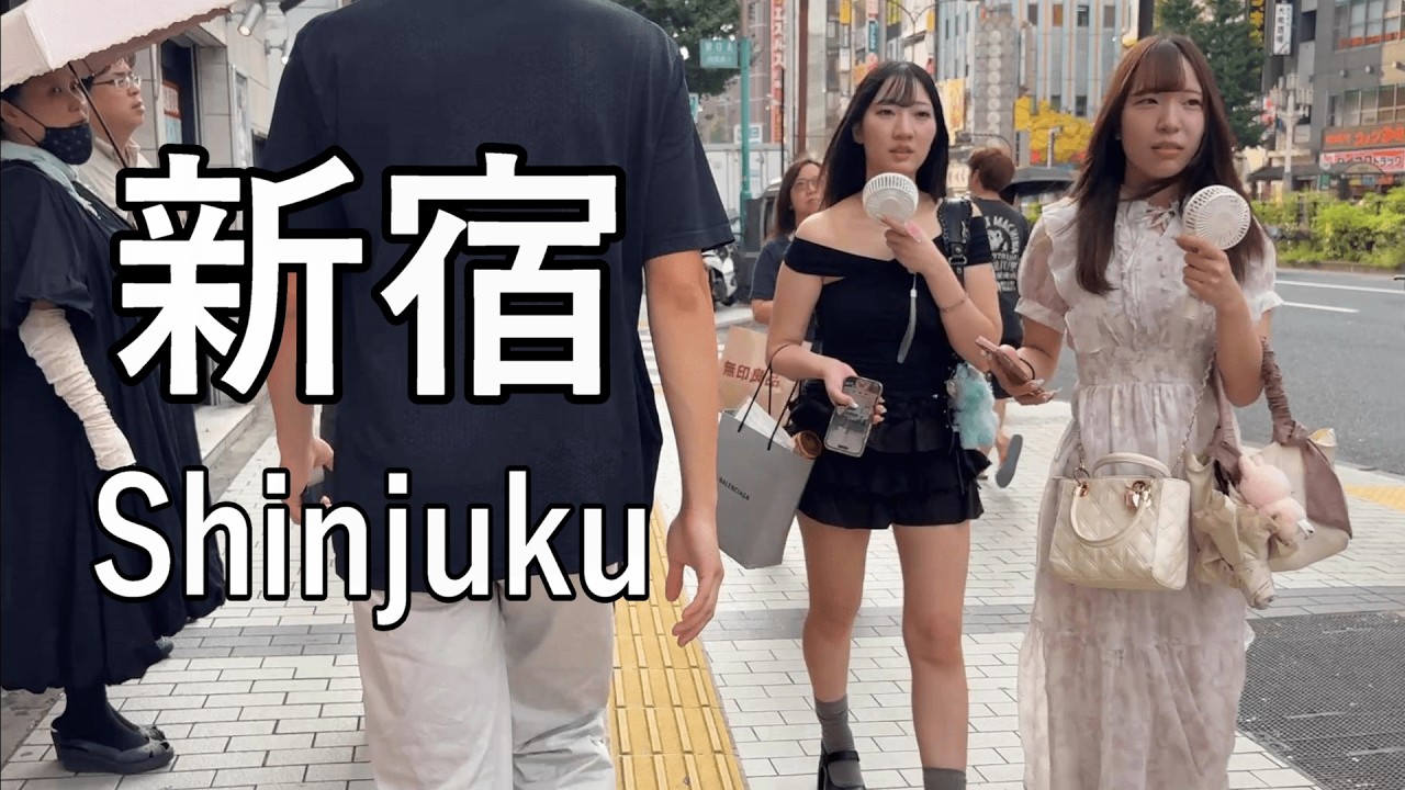 【4K】日本一の繁華街、新宿3丁目を散歩 Walking in SHINJUKU of Tokyo, busiest shopping district