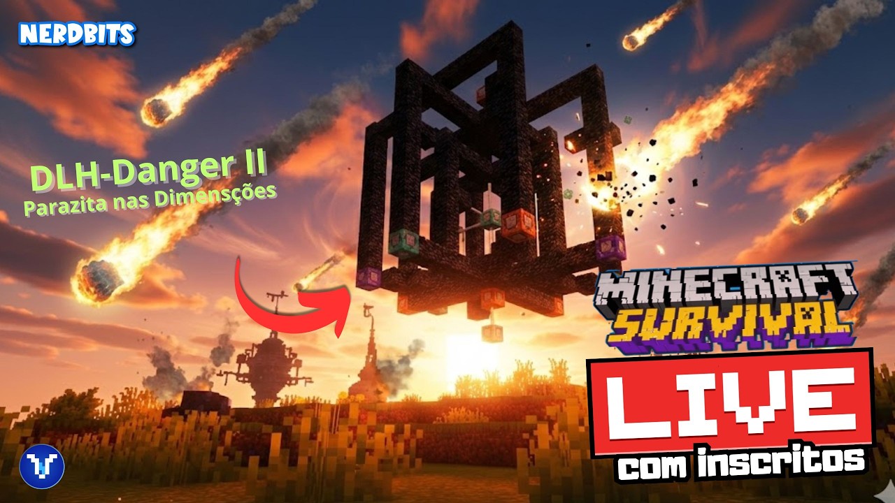 🔴AO VIVO - Jogando Minecraft Bedrock e Java com Inscritos - Nova Série