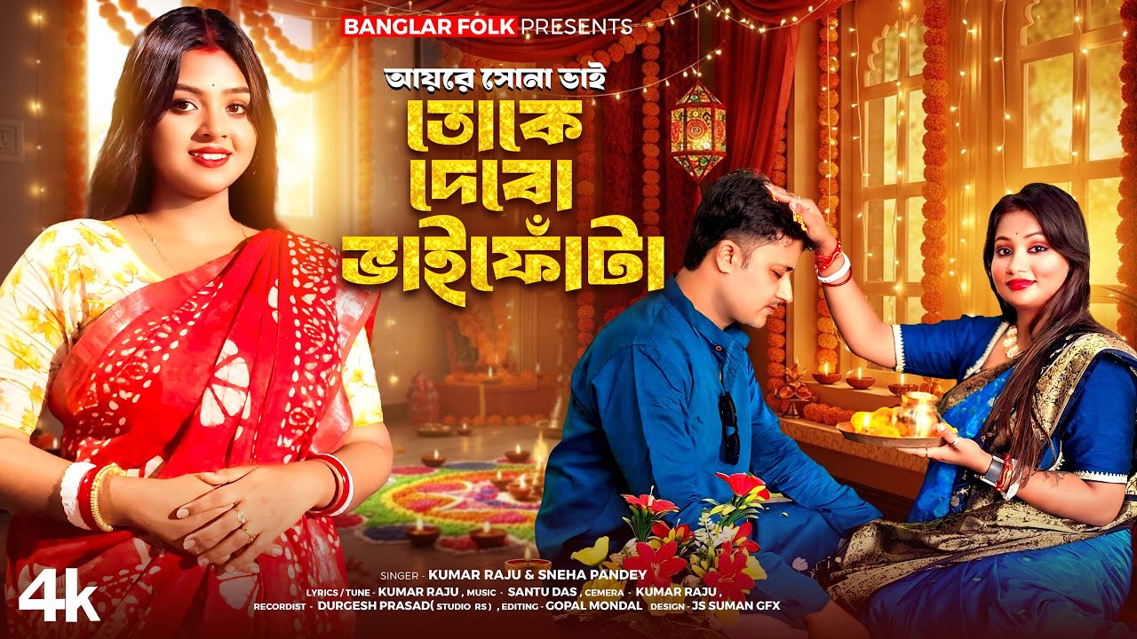 ভাইফোঁটার সেরা গান | Bhai Phota Song | আয়রে সোনা ভাই তোকে দেব ভাইফোঁটা | Sneha Pandey & Kumar Raju