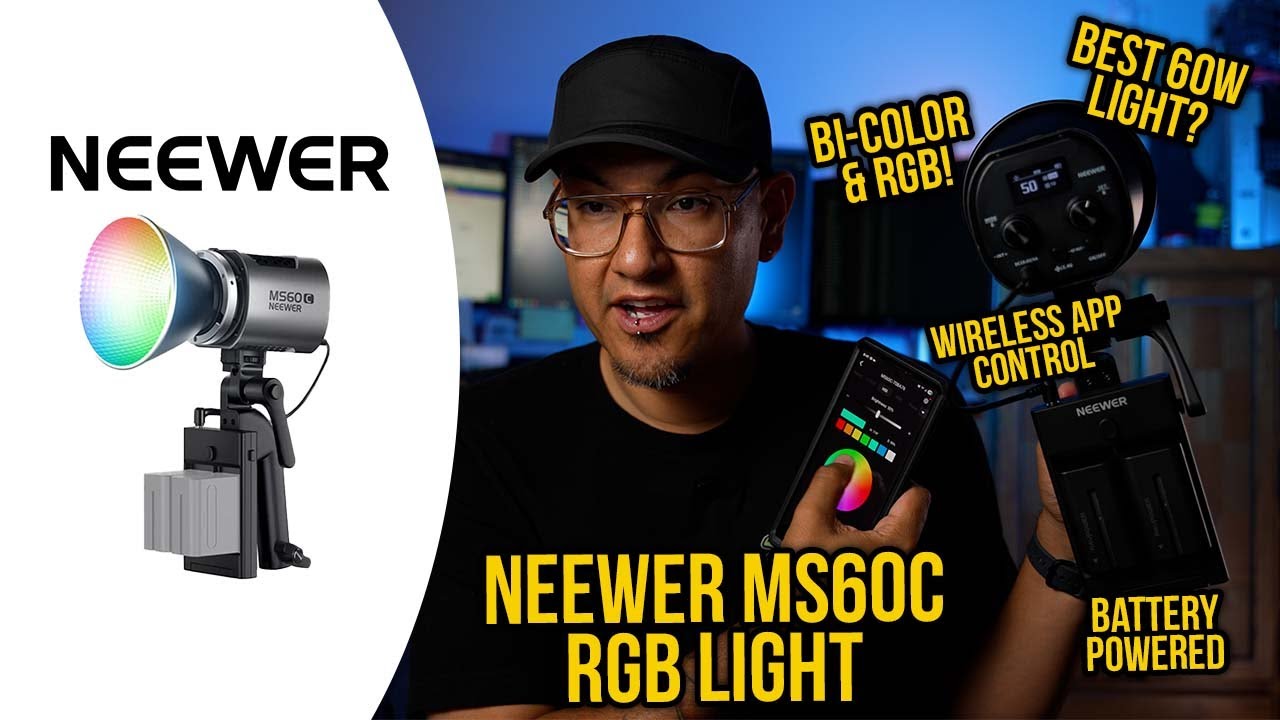 Best Budget Wireless Video Light | Neewer MS60C