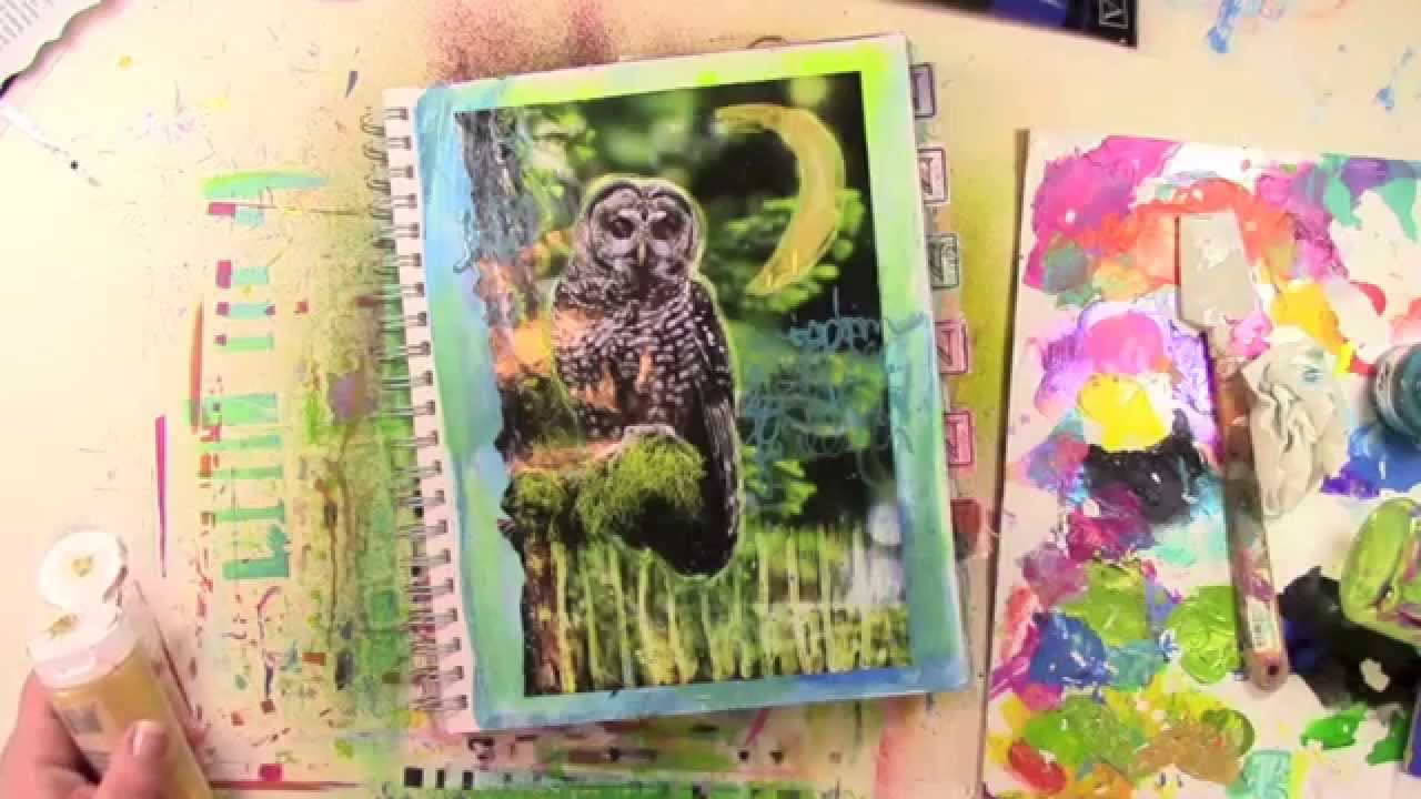 Bleach Pen Art Journaling