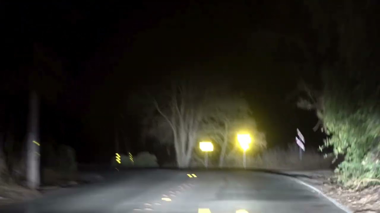 enjoy driving the car at night