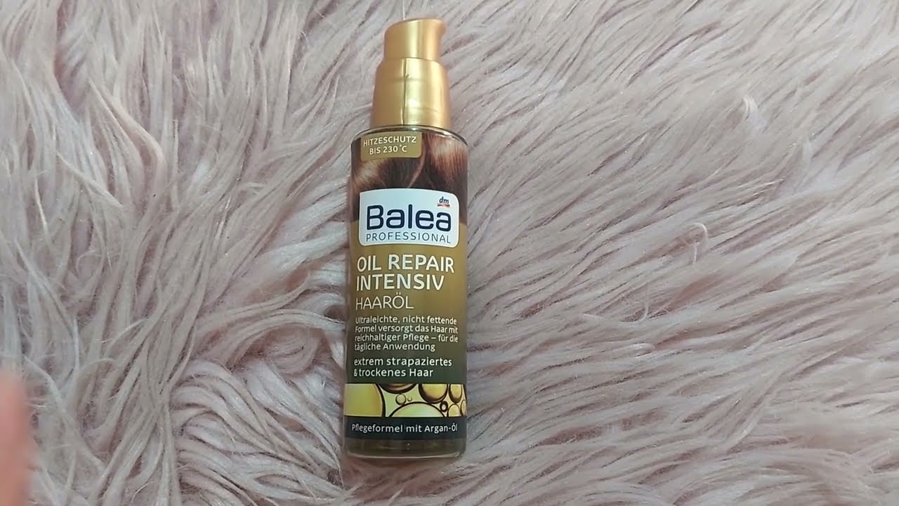 BALEA OIL REPAIR INTENSIV 😲 من الأخير رأيي في سيروم باليا الألماني بالأركان للشعر