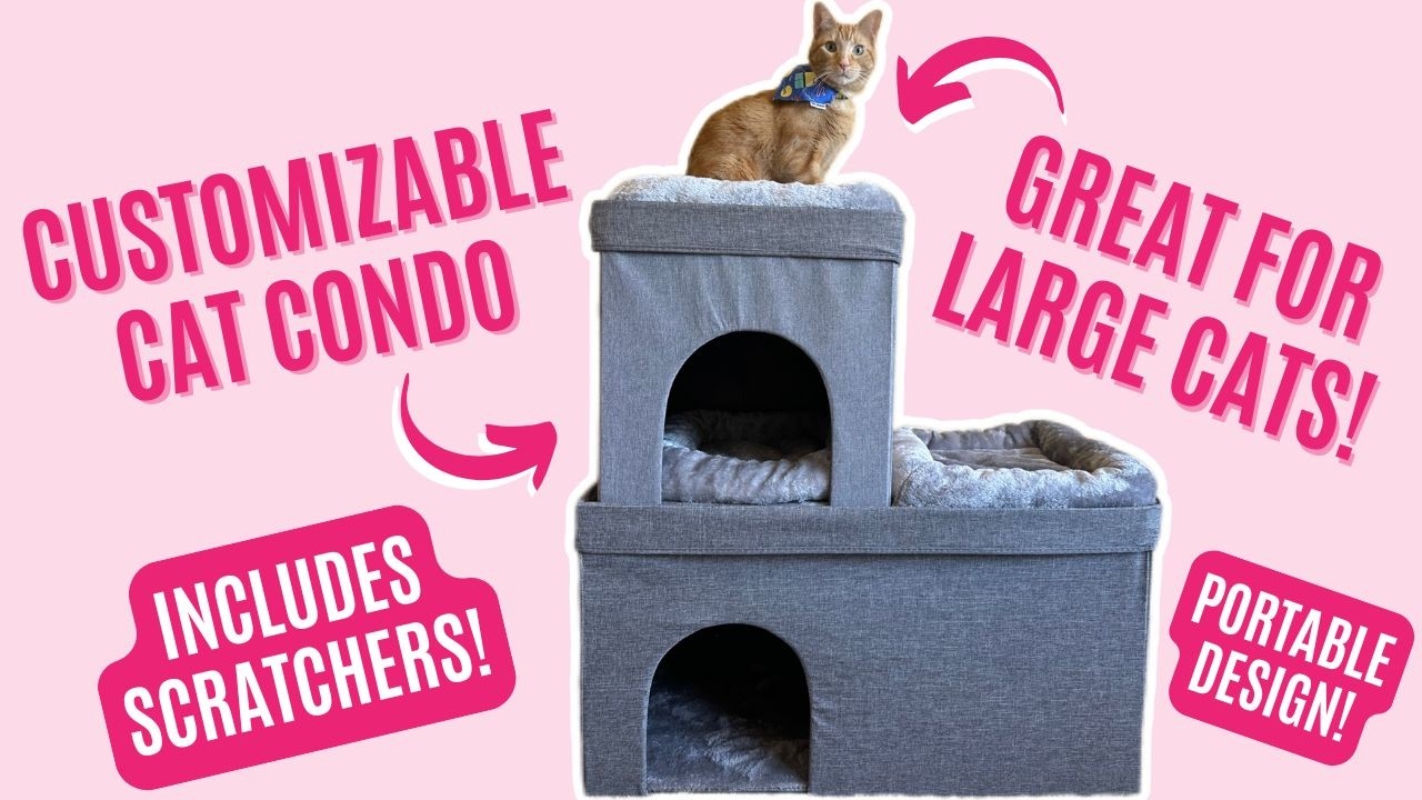 TRIXIE Cat House Condo Review | Cat Condos For Large Cats