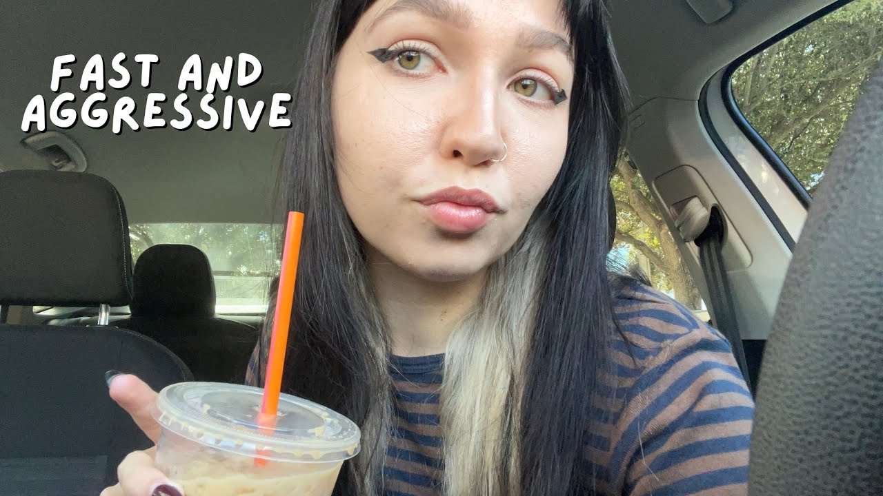 ASMR in my car  (fast and aggressive, lofi, tapping) 