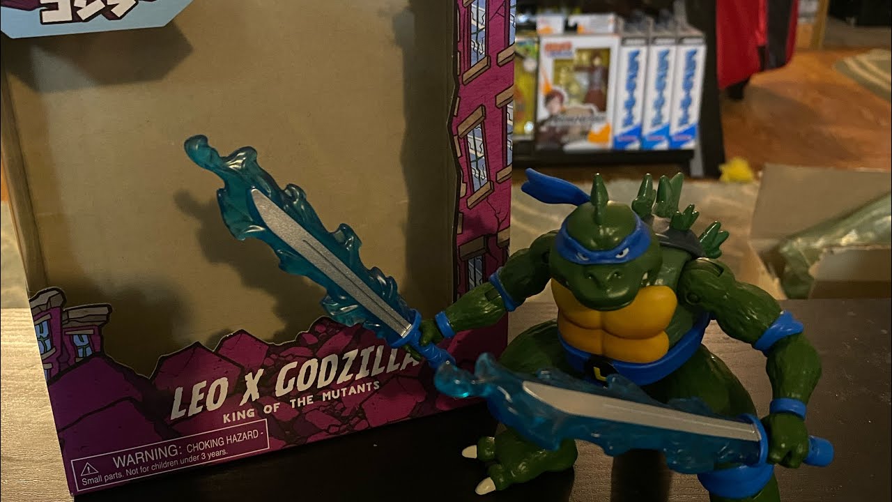 Tmnt x Godzilla review (king of the monsters) Leonardo #01