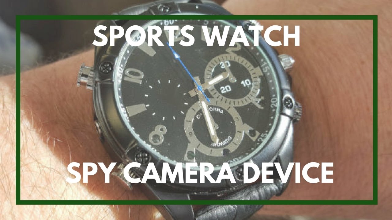 Sports Watch Spy Camera Recorder - Tutorial