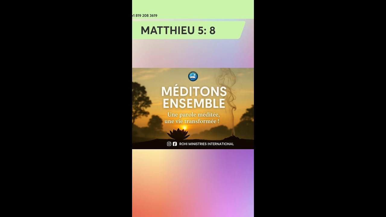MÉDITATION QUOTIDIENNE 📱