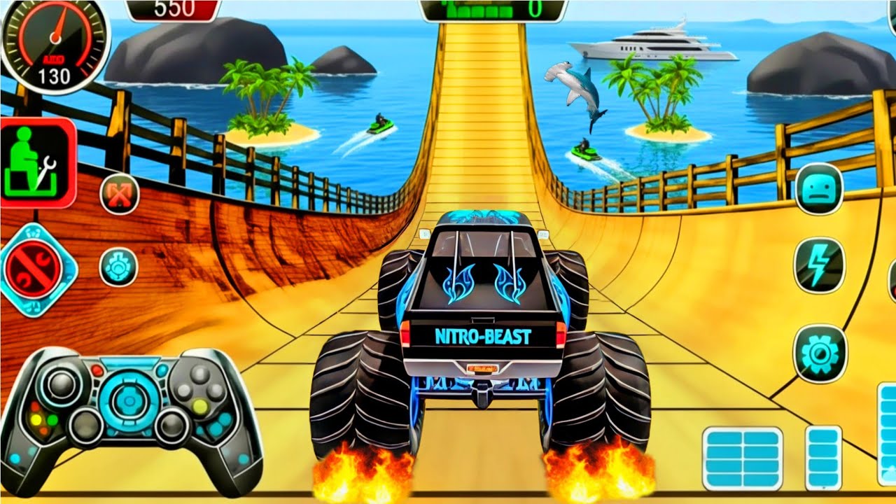 Flying Truck Racing Game: Sky-High Stunts! 🚗 For Toddlers#truckgame