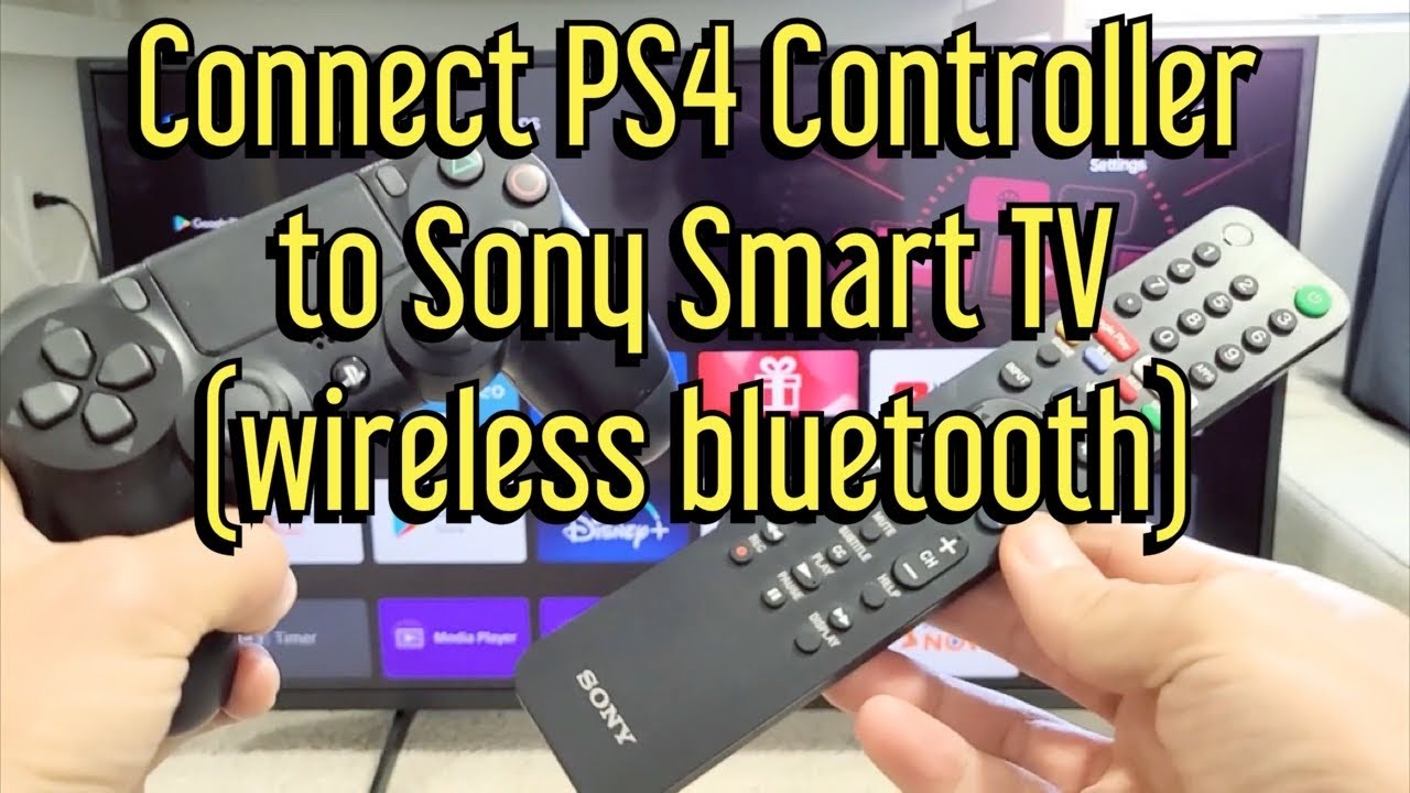 Как подключить/связать контроллер PS4 с Sony Smart TV (беспроводное соединение Bluetooth)