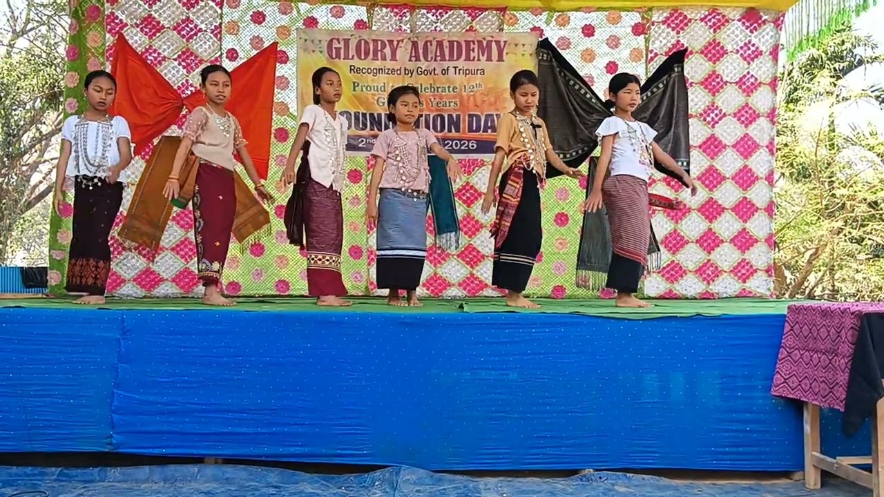 Foundation Day shines as a girls perform a powerful dance filled with grace and expression. ✨💃