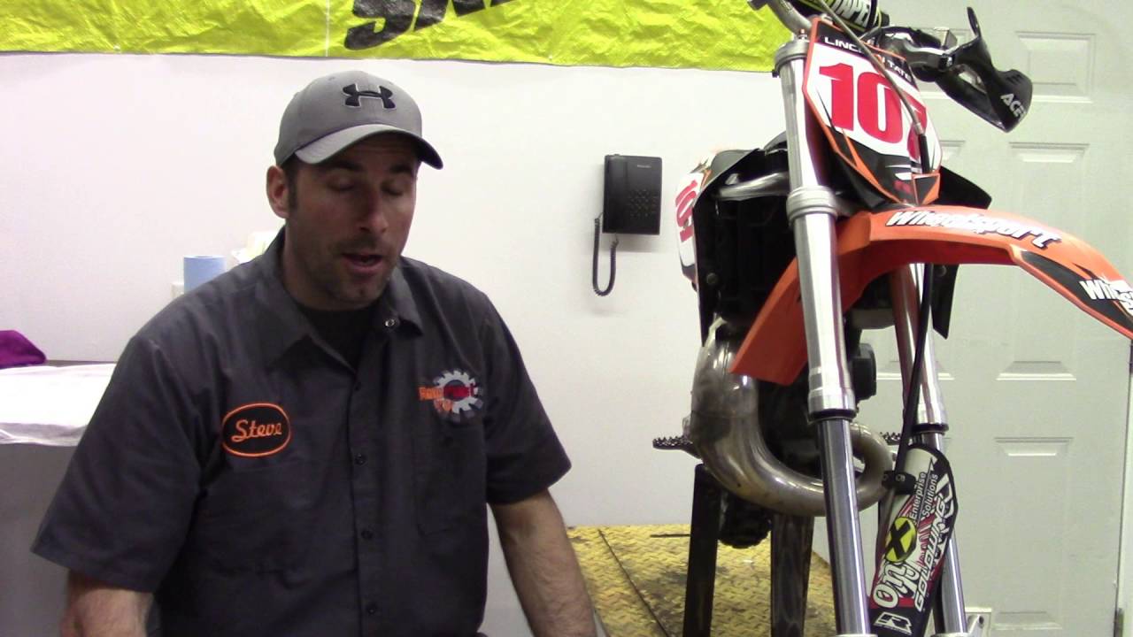 How to change the Fork Seals on a KTM 65 SX Motocross Bike