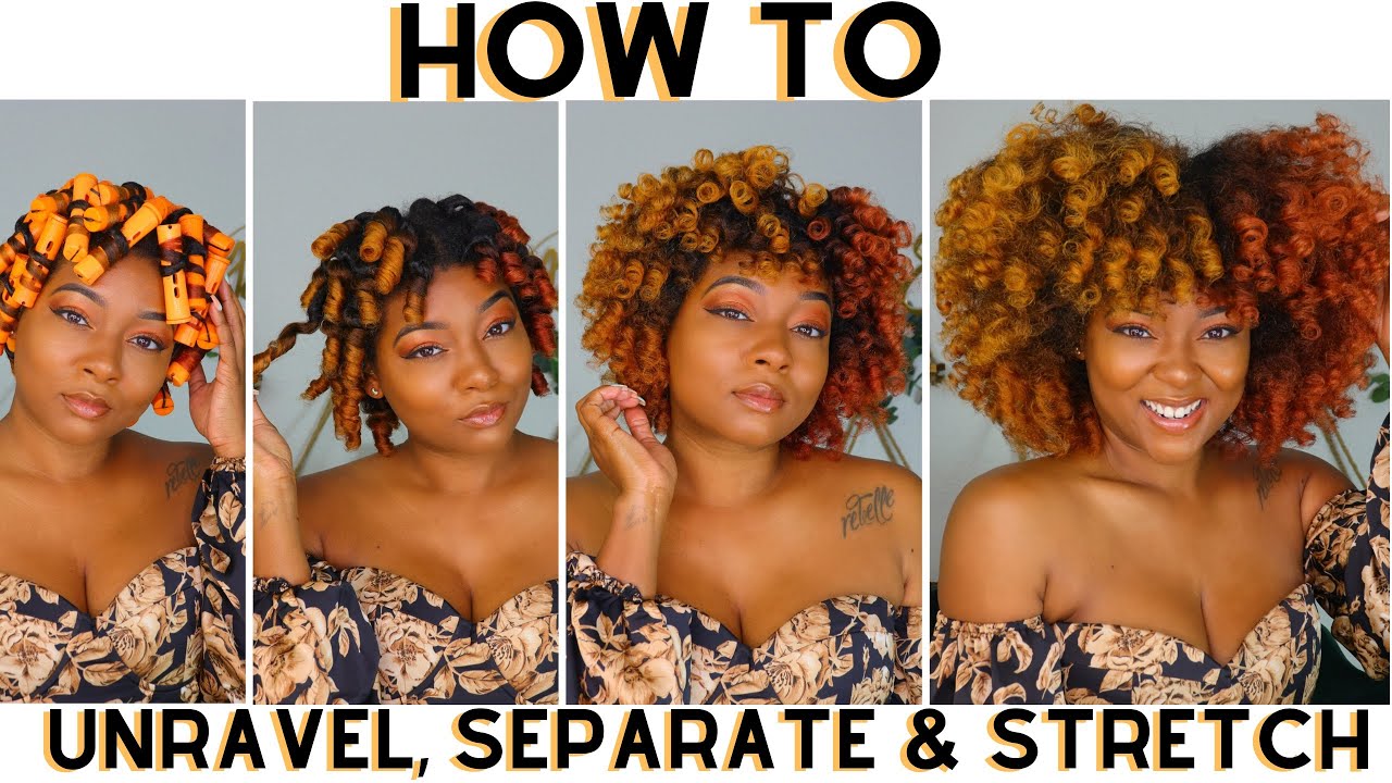 *DETAILED* How to Stretch & Fluff Natural Hair for Big Volume AND Definition