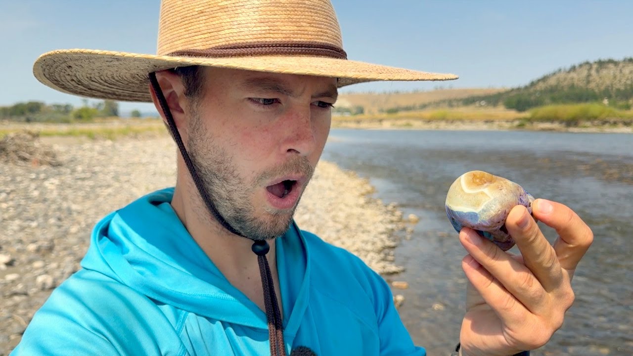 Finding A DREAM AGATE on the Yellowstone! [insane rock hunting]