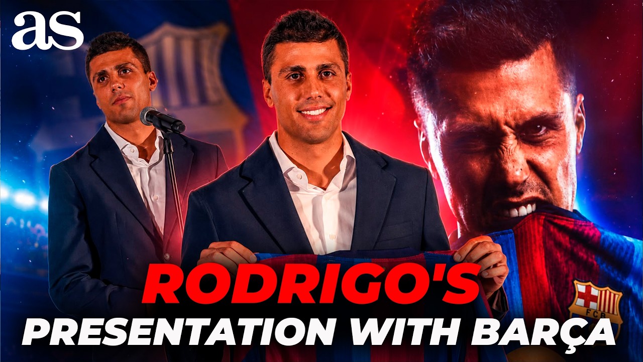 PREZENTACJA RODRIGO HERN&Aacute;NDEZA | Pełna ceremonia nowego zawodnika FC BARCELONY