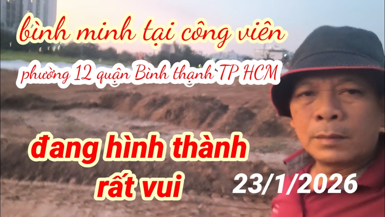 Bình minh nơi công viên đang hình thành "phường 12 bình thạnh tphcm