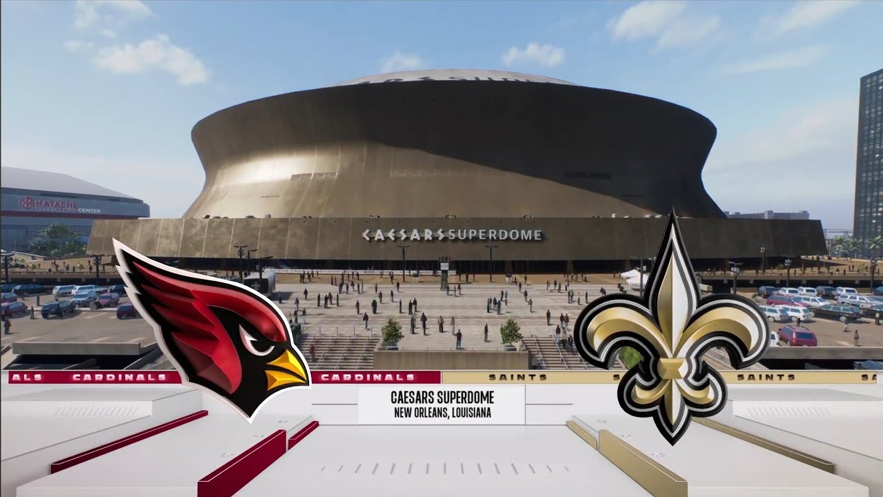 Madden NFL 26 - Arizona Cardinals vs New Orleans Saints - 2025 Week 1 Sim