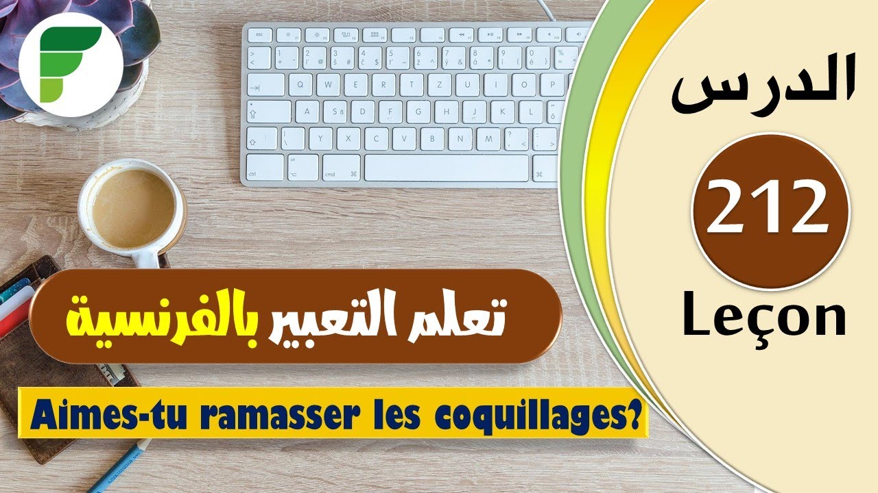 Leçon 212 | J'aime ramasser les coquillages