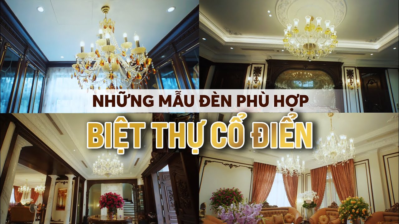 THAM QUAN Nhà Khách Hàng Với Hệ Thống ĐÈN TRANG TRÍ Cổ Điển Được Tư Vấn Bởi TD Lighting