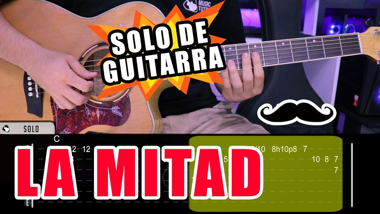 Solo (Punteo) La Mitad de Camilo, Christian Nodal (Tutorial + Tablatura GRATIS)