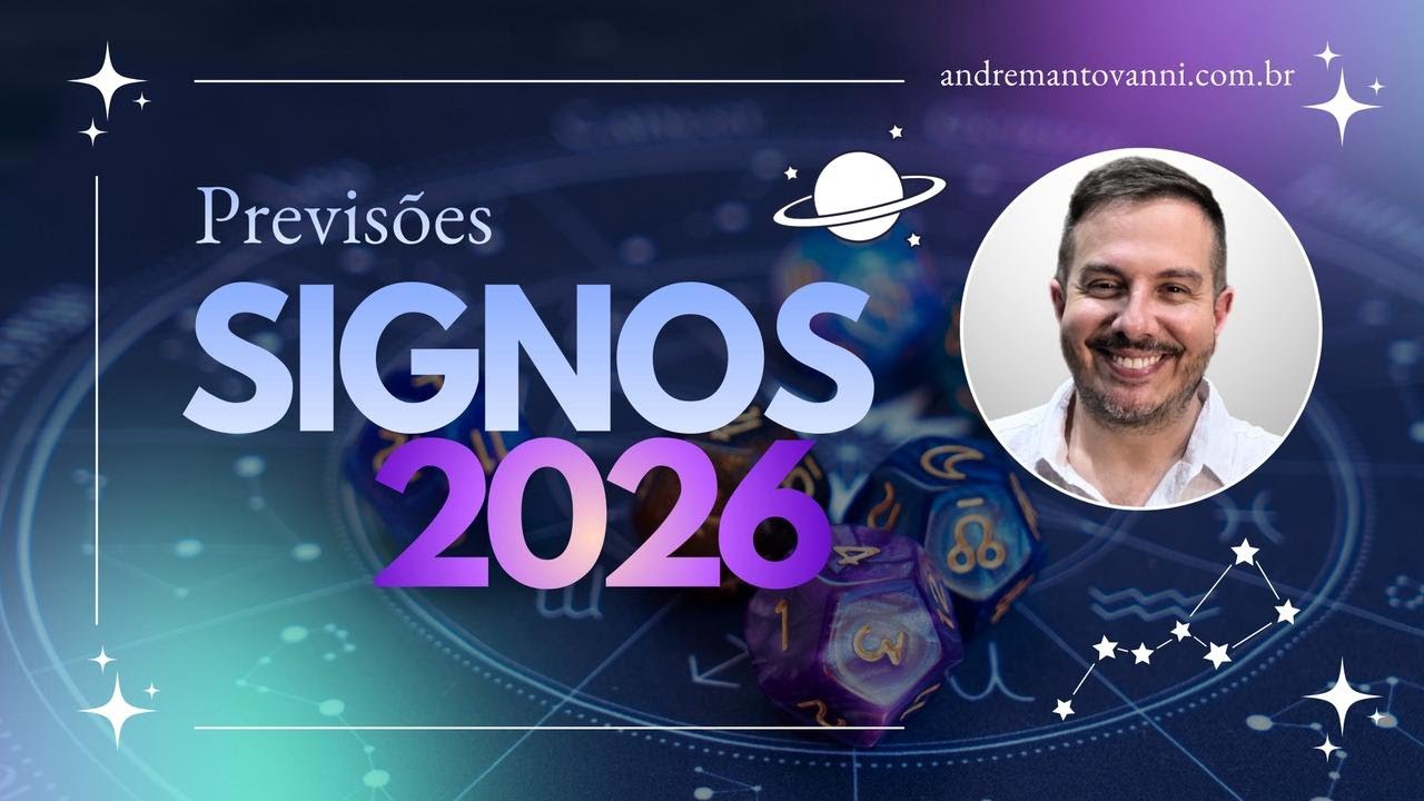 PREVISÕES 2026 - TODOS OS SIGNOS  - TARÔ  | André Mantovanni