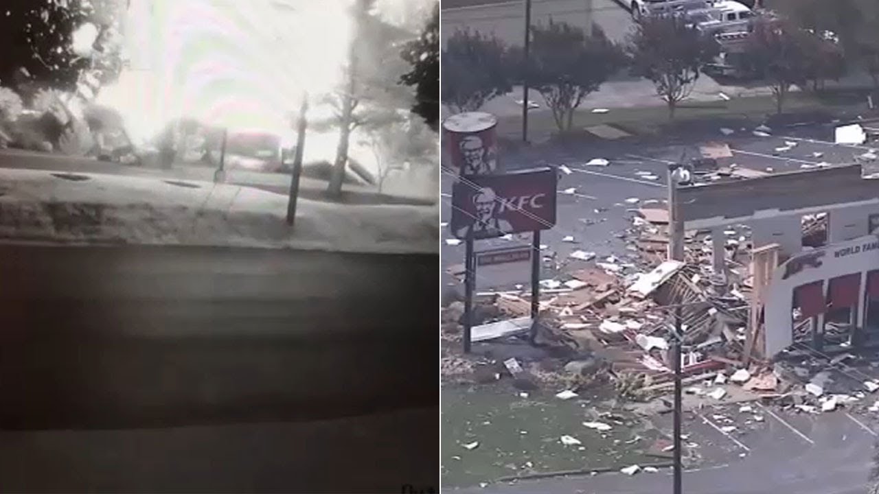 KFC BLAST: Gas explosion levels KFC restaurant in North Carolina | ABC7