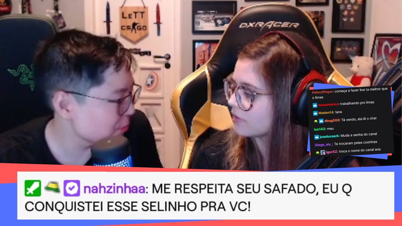Ana Cantarim faz live no canal de Liminha e dão risada e fazem memes