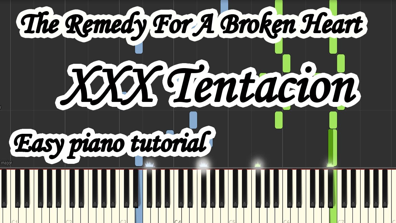 The Remedy For A Broken Heart - XXXTentacion - Very easy and simple piano tutorial for beginners