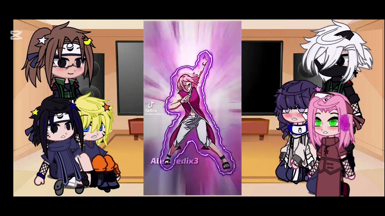 Team 7 & Hinata Iruka react to each other//P.t 2/2 //SasuNaru//SakuHina//Kakairu//my au