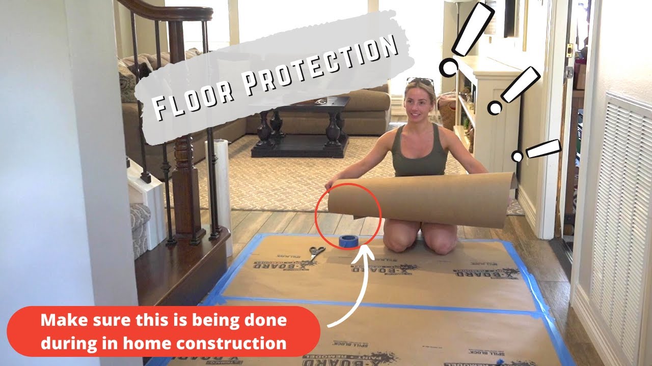 Как защитить полы во время строительства
