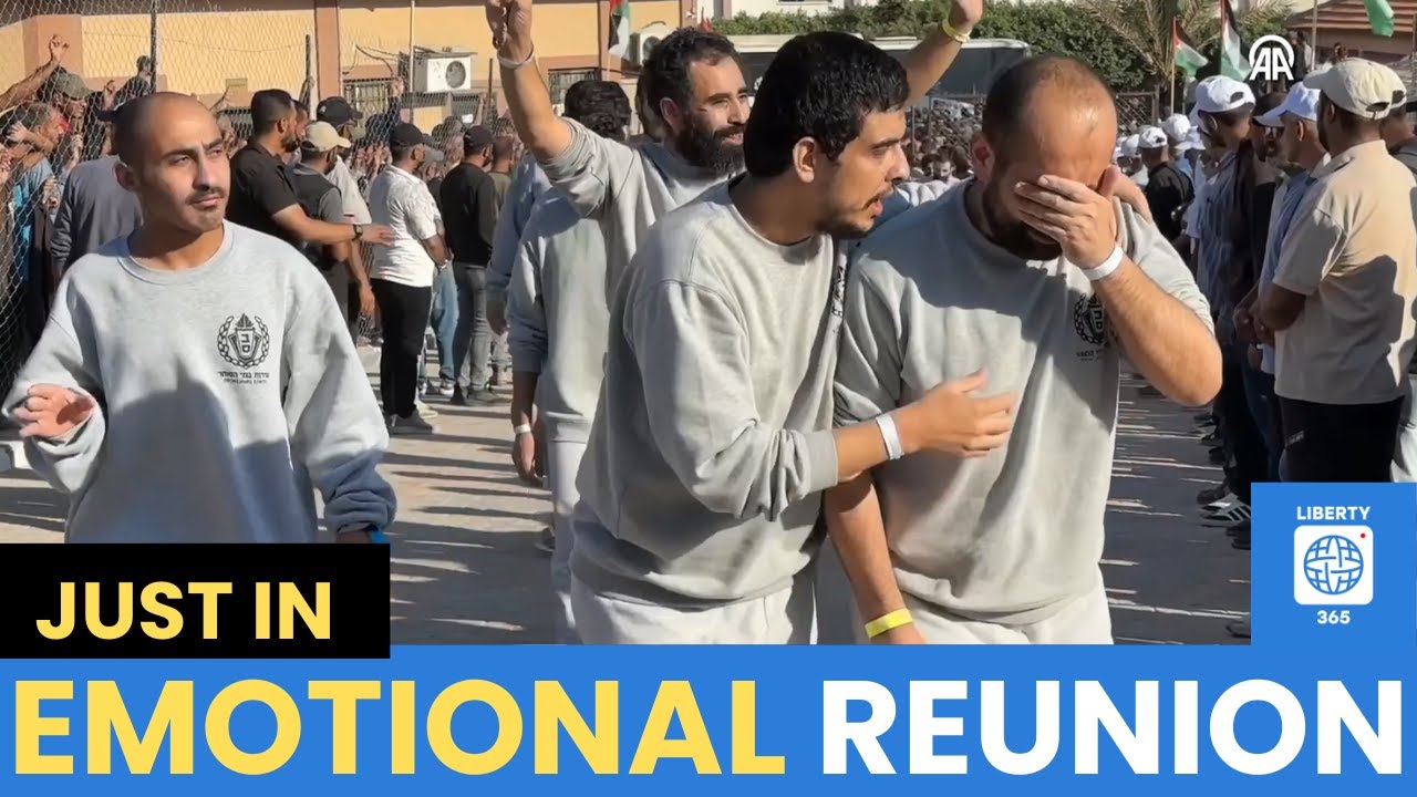 Palestinian Prisoners FREED Reunite With Families in Khan Younis